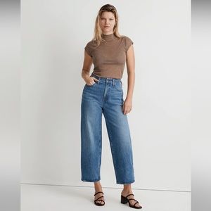 Madewell The Curvy Perfect Vintage Wide-Leg Crop Jean, 23